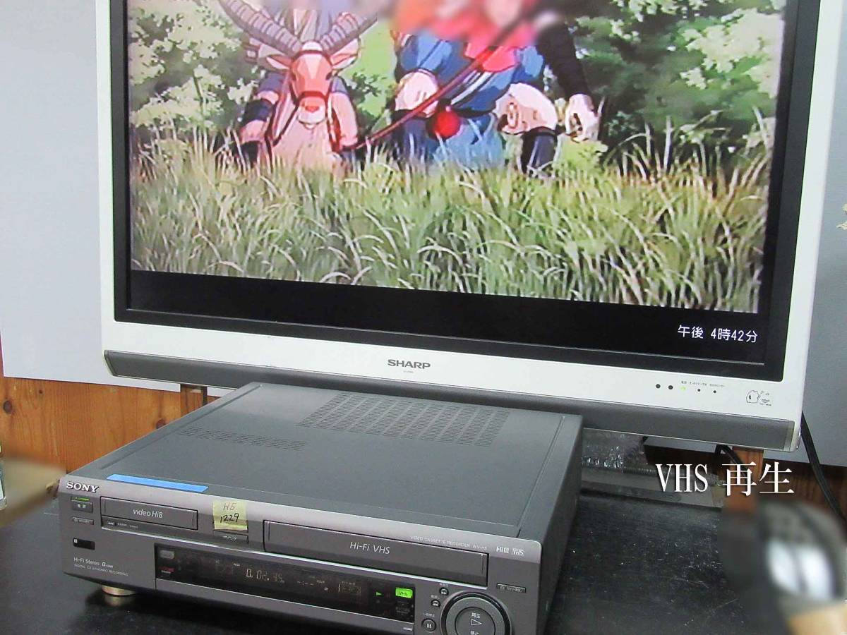 ★☆SONY 高画質Hi8/VHS・修理済保証付WV-H5動作美品 i1229☆★_画像3