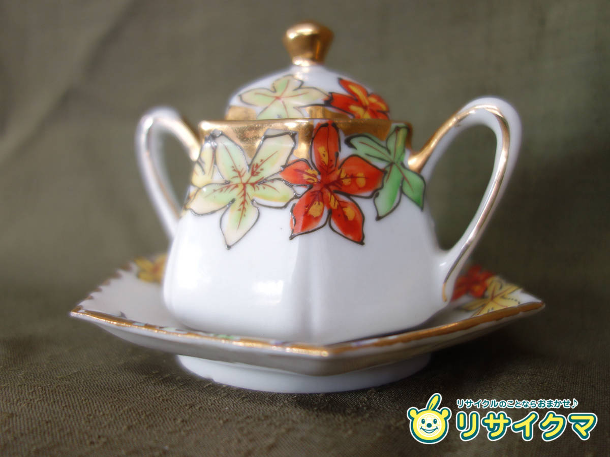 【中古】M▽ノリタケ NORITAKE シュガーポット NIPPON (37292)_画像1