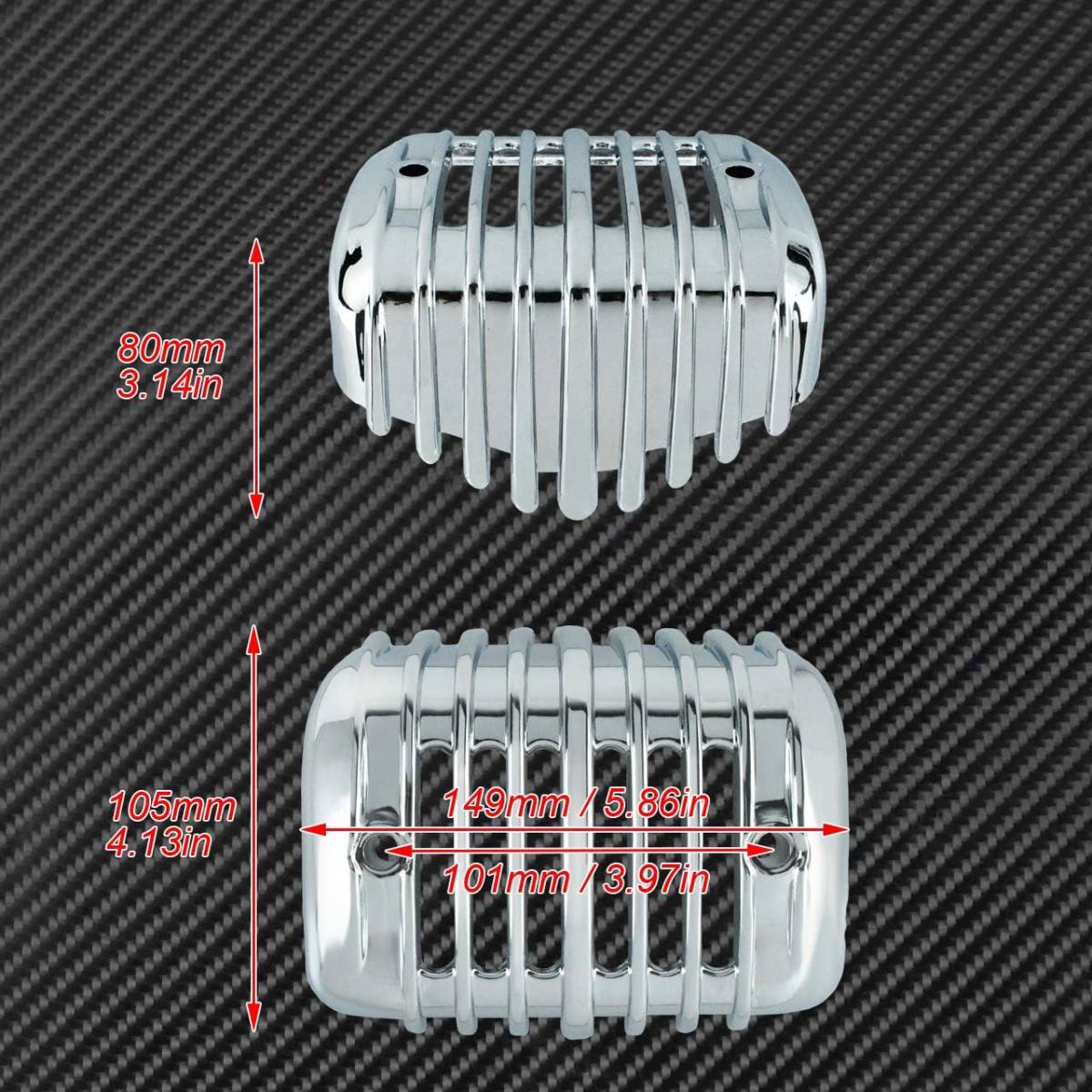 【新品】ハーレーダビッドソン Harley Softail (2001年～2017年) / Softail Springer (2001年～2009年)用レギュレーター保護カバー_画像3