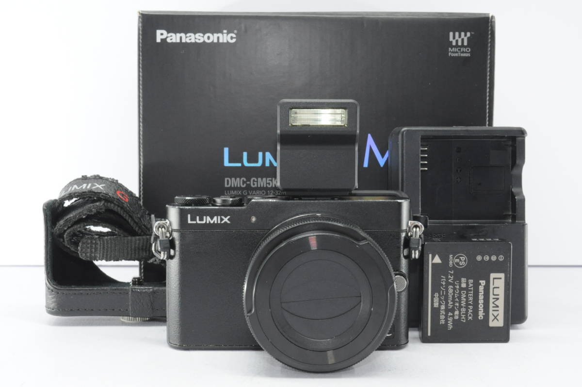 ★特上品★ パナソニック Panasonic LUMIX DMC-GM5 + 12-32mm + DMW-FL70 ★完動品 #9666