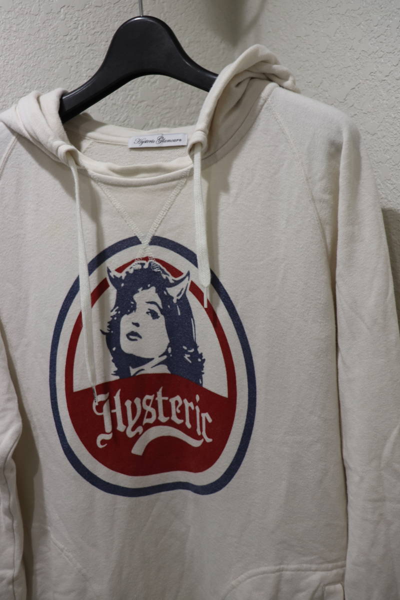 即決 HYSTERIC GLAMOUR ヒステリックグラマー デビルガールプリント スウェットパーカー フーディ ワンピ ワンピース レディース フリー_画像2