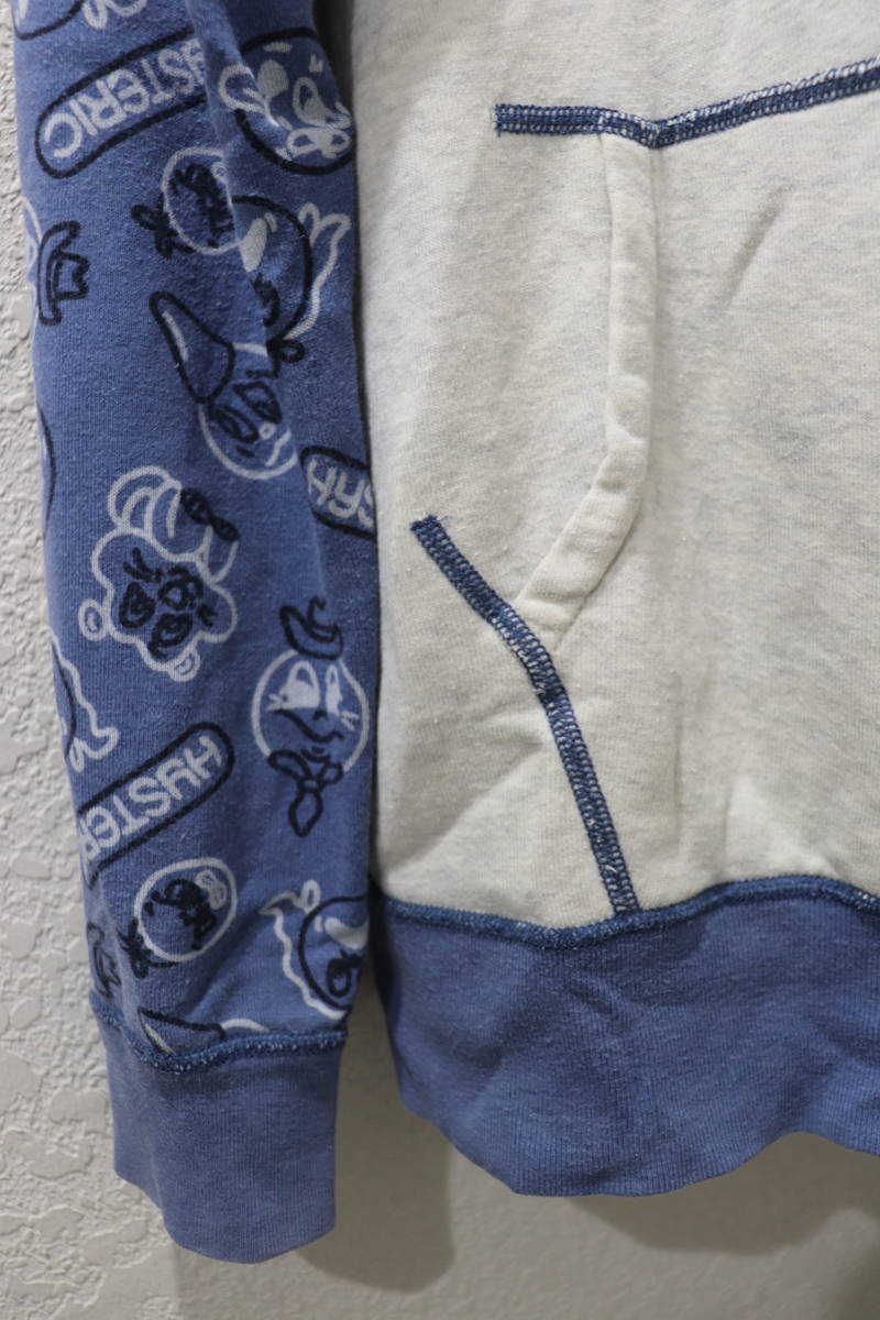  prompt decision 90*s HYSTERIC GLAMOUR Hysteric Glamour HYSTERIC H.M.F 7734-09 & character total pattern Zip sweat Parker f-tiFREE