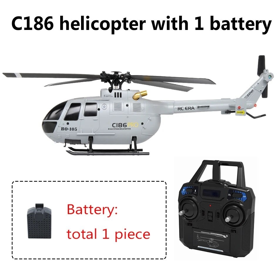 C186プロB105 2.4グラムrtf rcヘリコプター4 ppropellers 6軸電子ジャイロスコープ安定化のためリモートコントロール趣味のおもちゃ_画像7