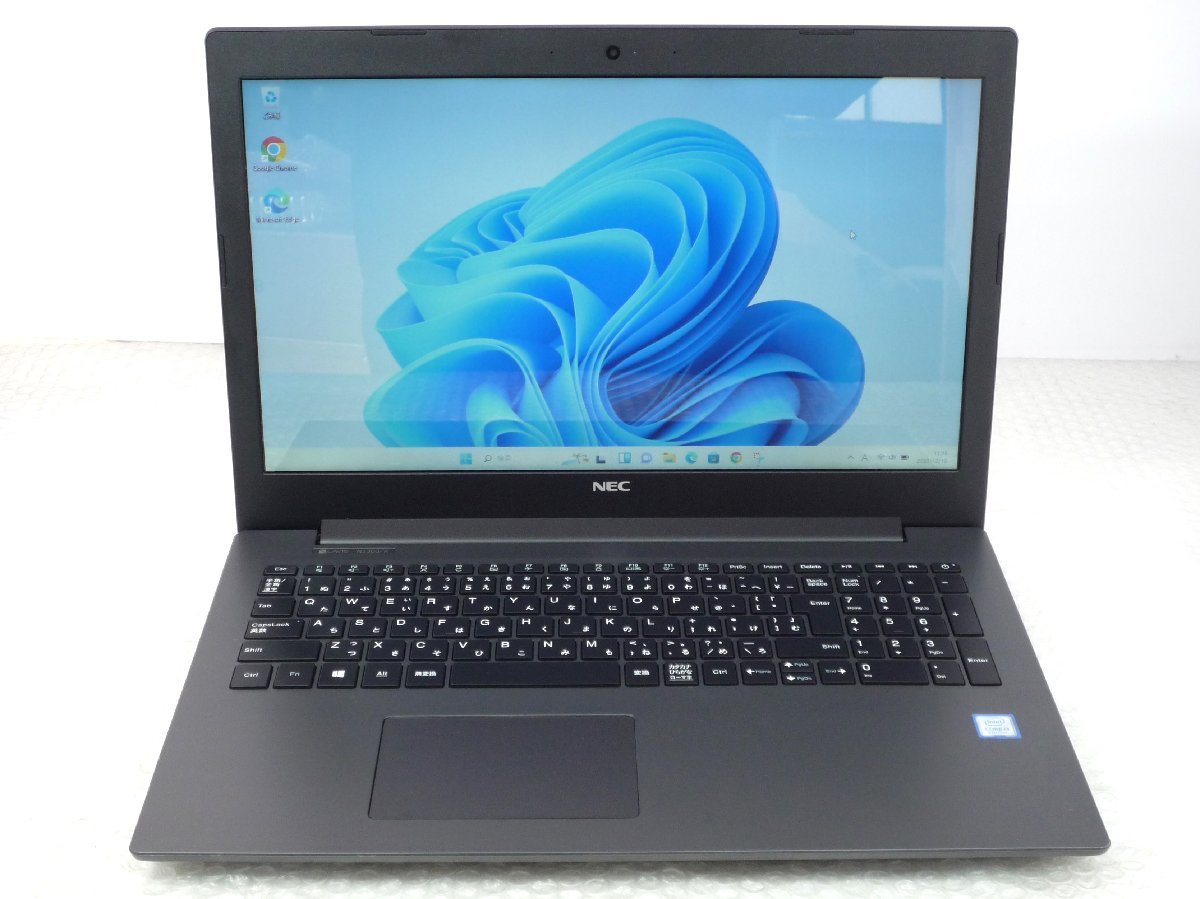 ●NEC LAVIE NS300/K / i3-7020U / 4GBメモリ / 500GB HDD / DVD-RW / 15.6型 / Windows11 Home ※ACなし【 中古ノートパソコンITS JAPAN_画像1