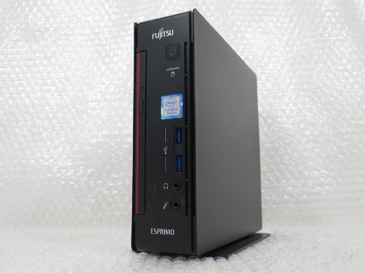 ●●富士通 FUJITSU ESPRIMO Q556/R / i3-7100T / 8GBメモリ / 1TB HDD / Windows 10 Pro【 中古デスクトップパソコン ITS JAPAN 】_画像1