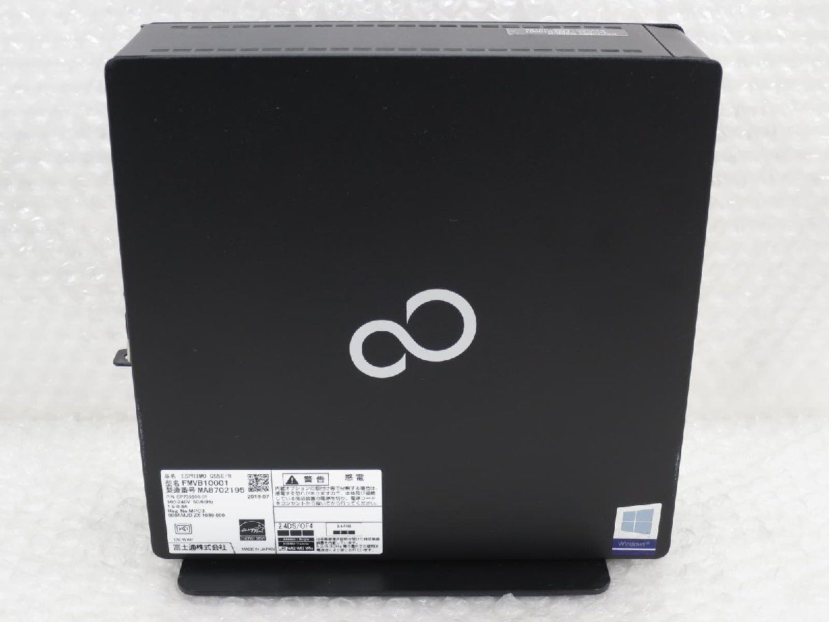 ●●富士通 FUJITSU ESPRIMO Q556/R / i3-7100T / 8GBメモリ / 1TB HDD / Windows 10 Pro【 中古デスクトップパソコン ITS JAPAN 】_画像2