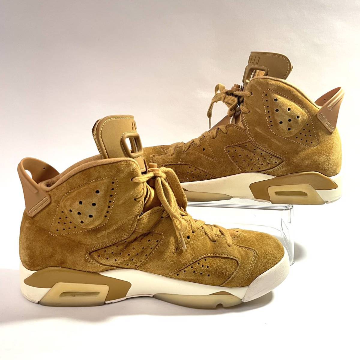 NIKE AIR JORDAN 6 RETRO ナイキ エア ジョーダン 6 レトロ ウィート 384664 705 メンズ スニーカー シューズ 正規品_画像5