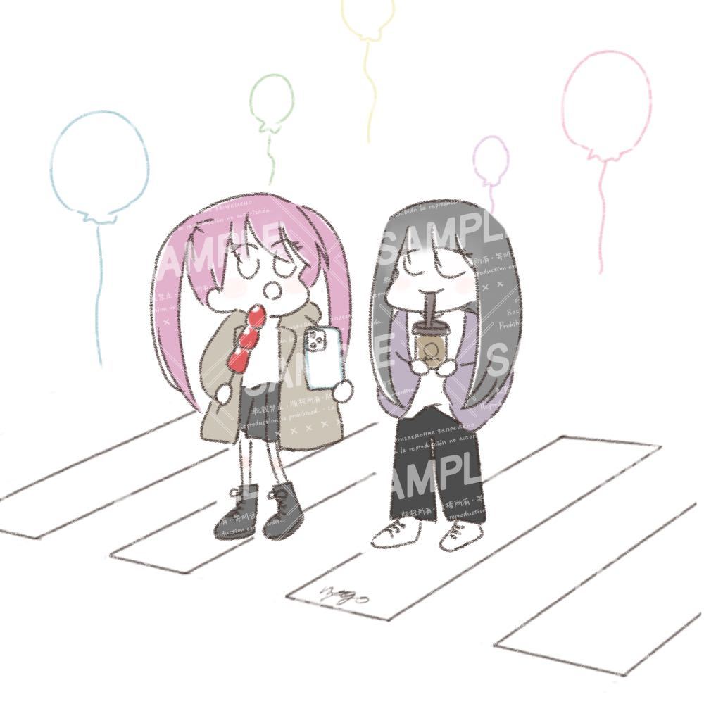 nyago 手描きイラスト オリジナル 女の子 イラスト 絵 ゆるい nyago 手描きイラスト オリジナル 女の子 イラスト 絵 ゆるい