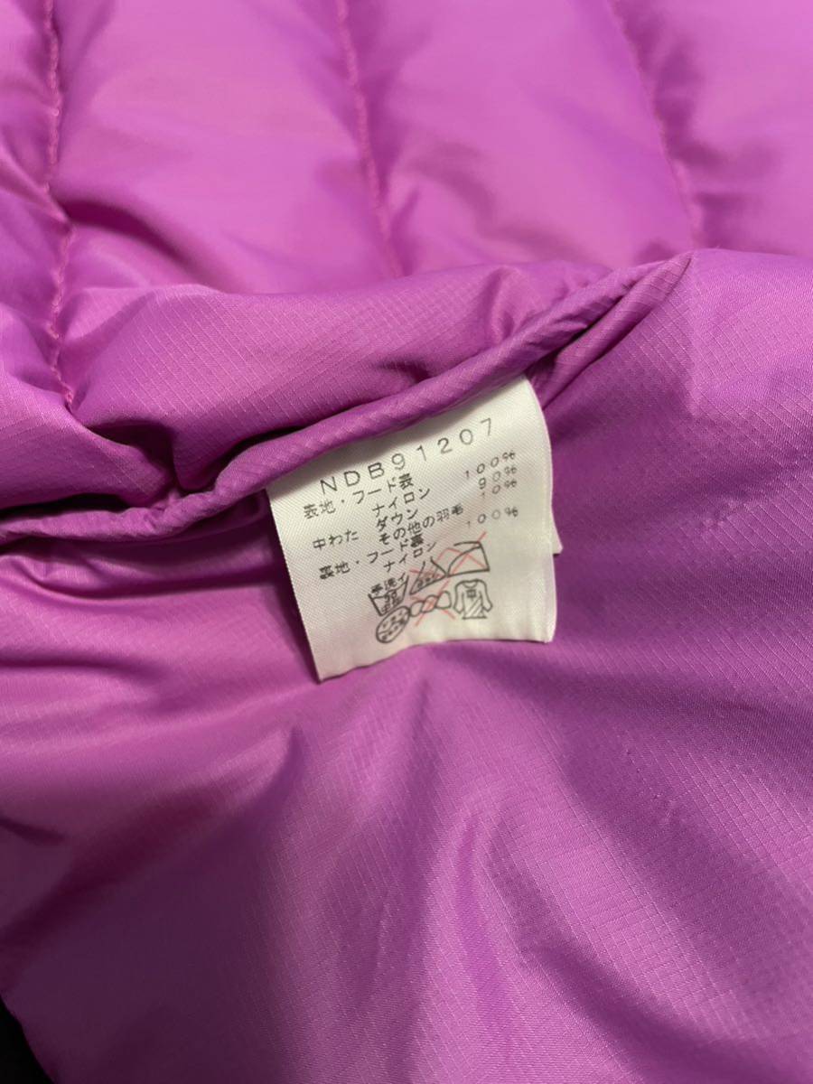   блиц-цена  THE NORTH FACE  North Face   детский  ... ... NDB91207 ... пиджак  ... парка  80cm  розовый   фиолетовый  