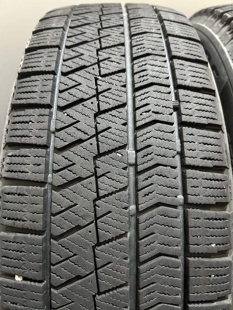 195/65R15 BRIDGESTONE/VRX2 18年製 SIBILLA L-5 15インチ 6J ＋40 100 5H スタッドレス 4本 プリウス ウィッシュ(南2-E510)_画像6