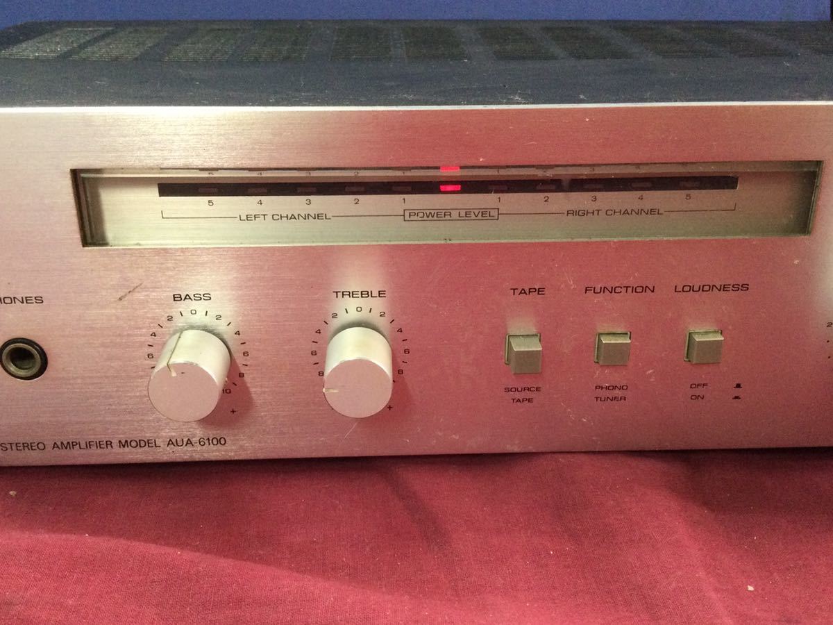 g_t P939 *NEC/ New Japan electric *Dian Go/ Jean go*AUA-6100 STEREO AMPLIFIER/ pre-main amplifier * electrification verification settled * used present condition goods *