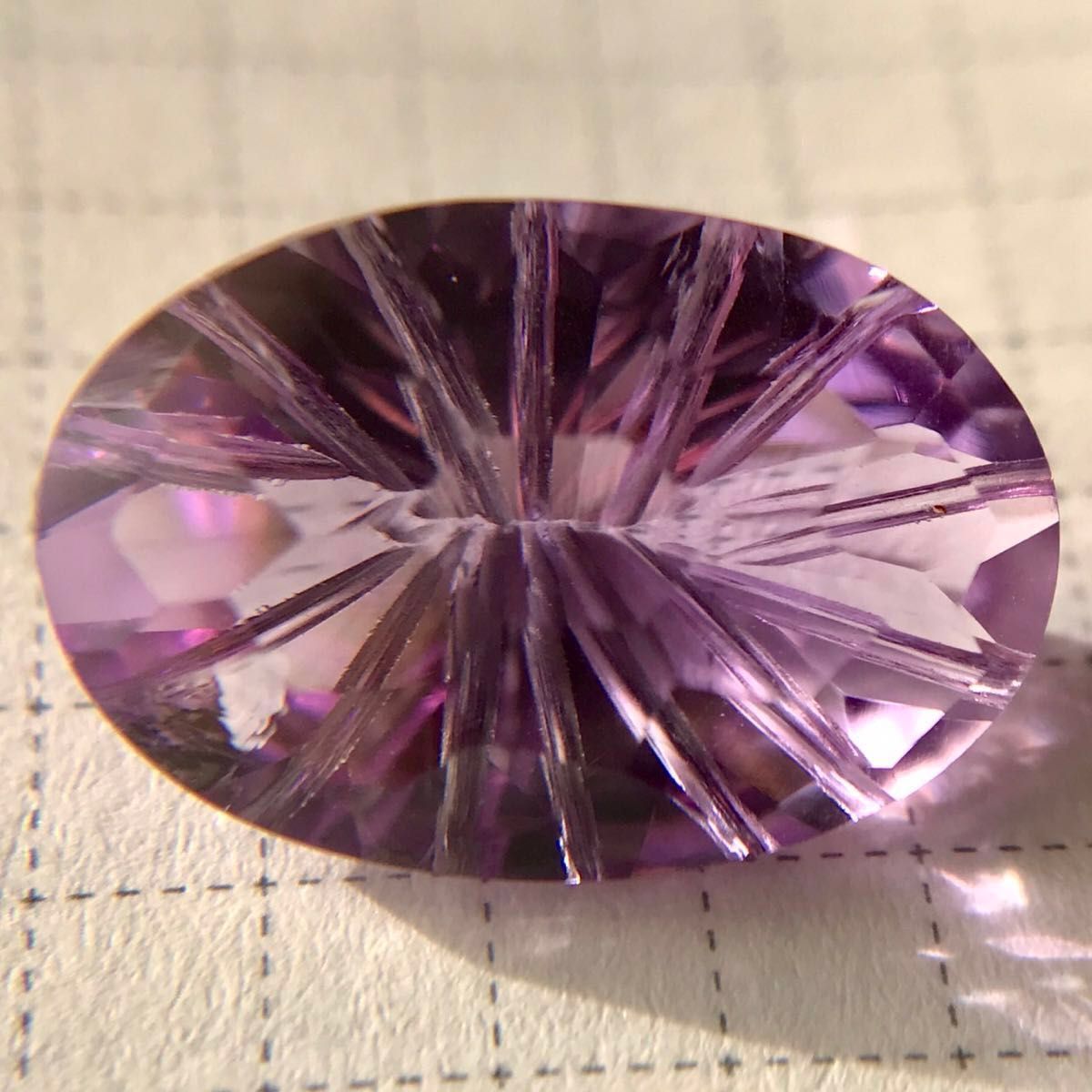 アメジスト ルース 6.15ct ウルグアイ産 非加熱 宝石ルース 非加熱アメジスト 裸石 天然石