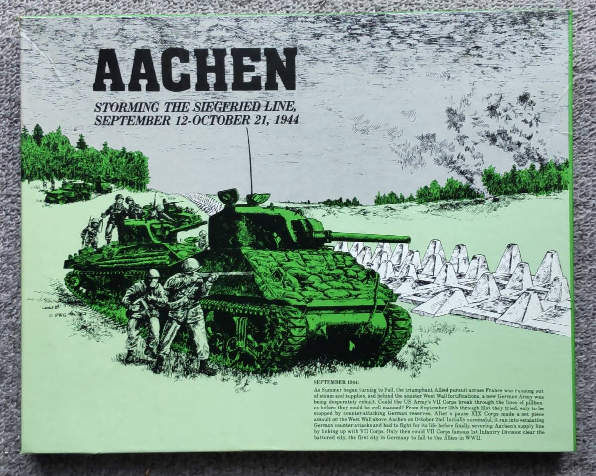 W【希少!!】(PWG) AACHEN 1944年9月のアーヘン攻防戦