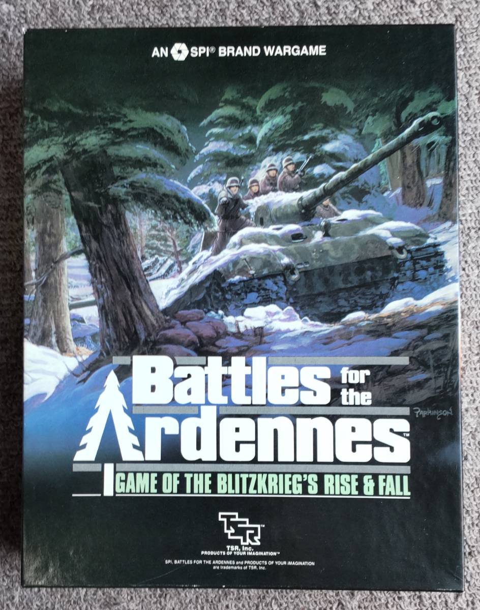 W【シュリンク】(TSR/SPI)Battles for the Ardennes■アルデンヌの戦い(HJ訳付)