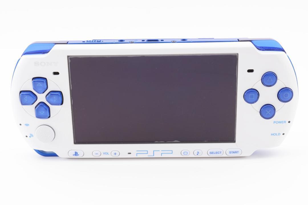 箱付極美品・レア！PSP 3000 ホワイトブルー 付属品多数 SONY プレイステーション・ポータブル ソニー