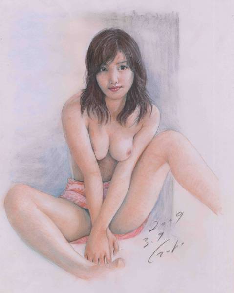  remainder 3. Ishikawa .. woodcut .. pastel picture ..127