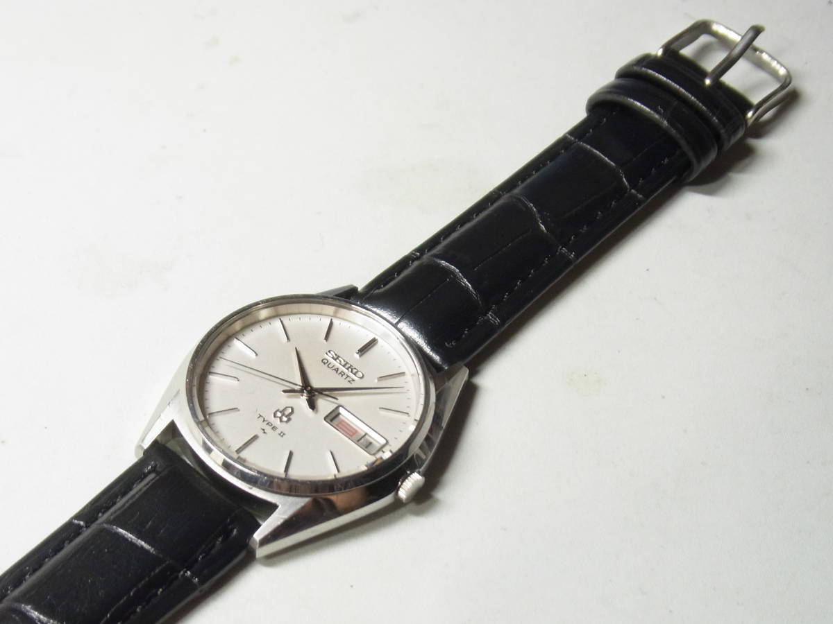 2312　SEIKO　タイプⅡ　デイデイト　早送可　7123A　2J　美品　電池交換済_新品ベルト交換済み！