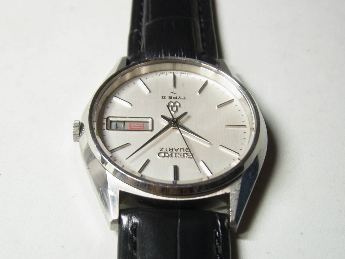 2312　SEIKO　タイプⅡ　デイデイト　早送可　7123A　2J　美品　電池交換済_昭和レトロ