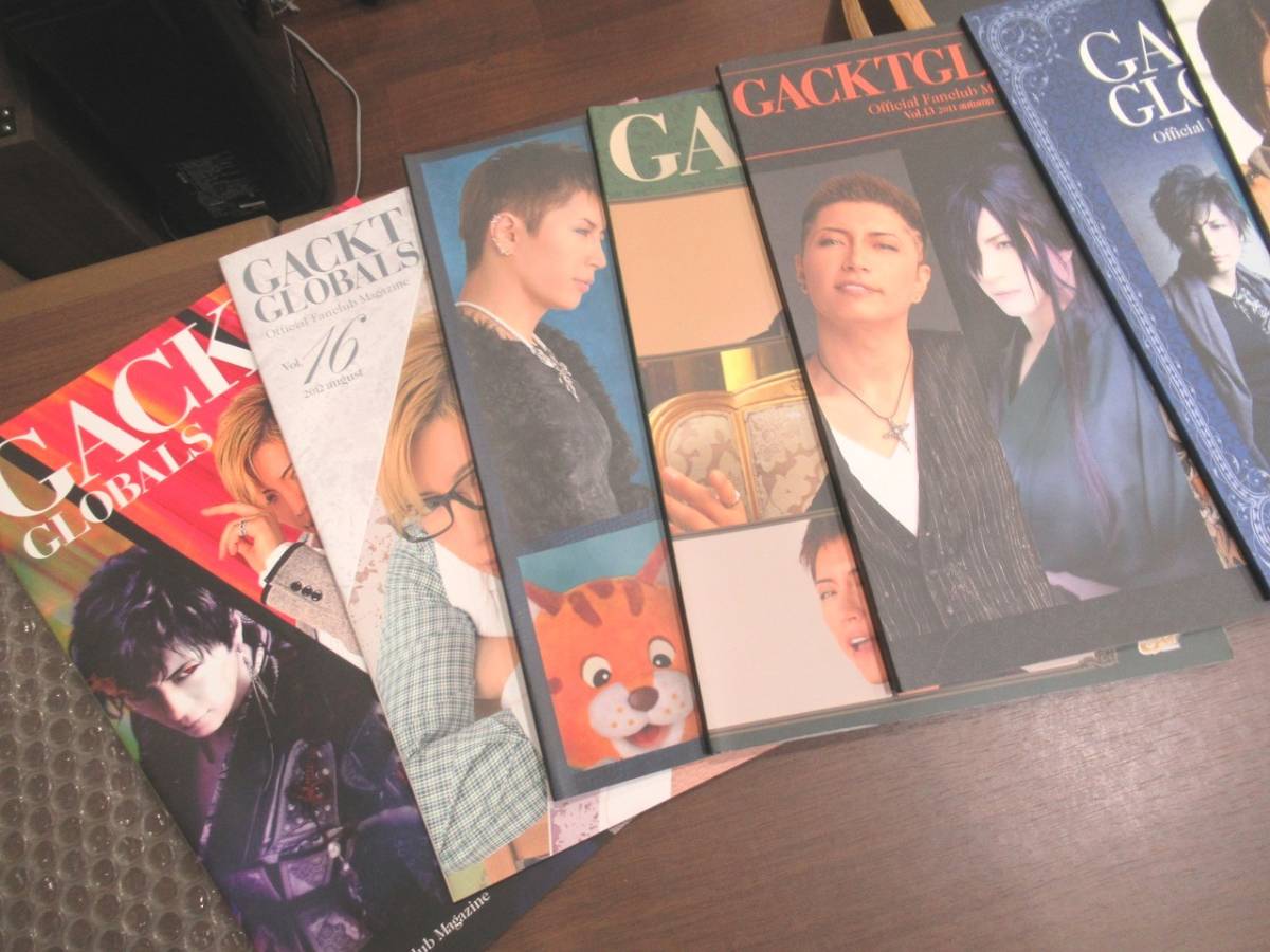 Gackt(ガクト)　ファングッズ　大量　まとめ売り　バインダー　シール　ファンクラブ会報　GGマガジン　下敷き　クリアファイル等_画像7