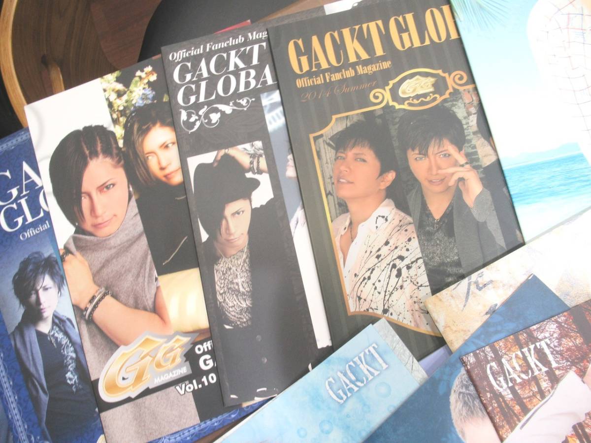 Gackt(ガクト)　ファングッズ　大量　まとめ売り　バインダー　シール　ファンクラブ会報　GGマガジン　下敷き　クリアファイル等_画像8