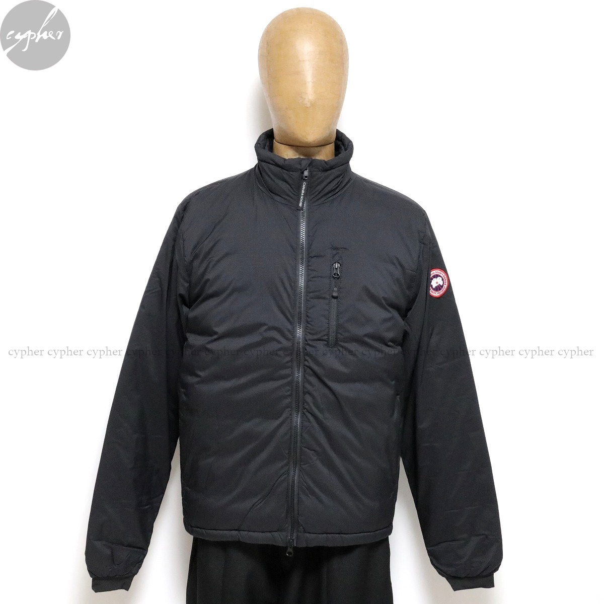 M новый товар CANADA GOOSE 5079M Lodge Jacket черный Canada Goose домик жакет down блузон чёрный pa Cub ru свет Logo нашивка 