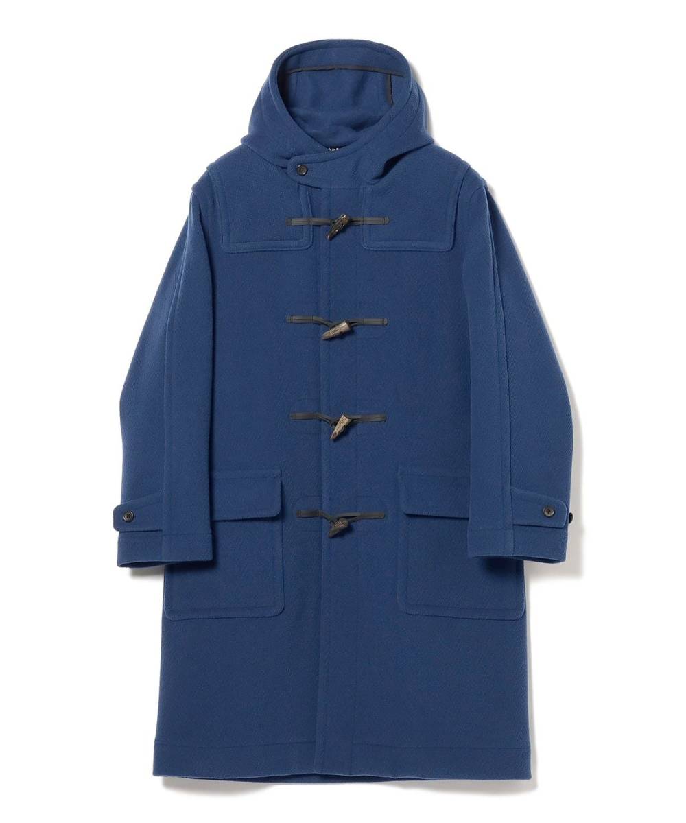  prompt decision 40 size INVERTERE × BEAMS F special order herringbone duffle coat royal blue new goods unused free shipping Beams Inver tia