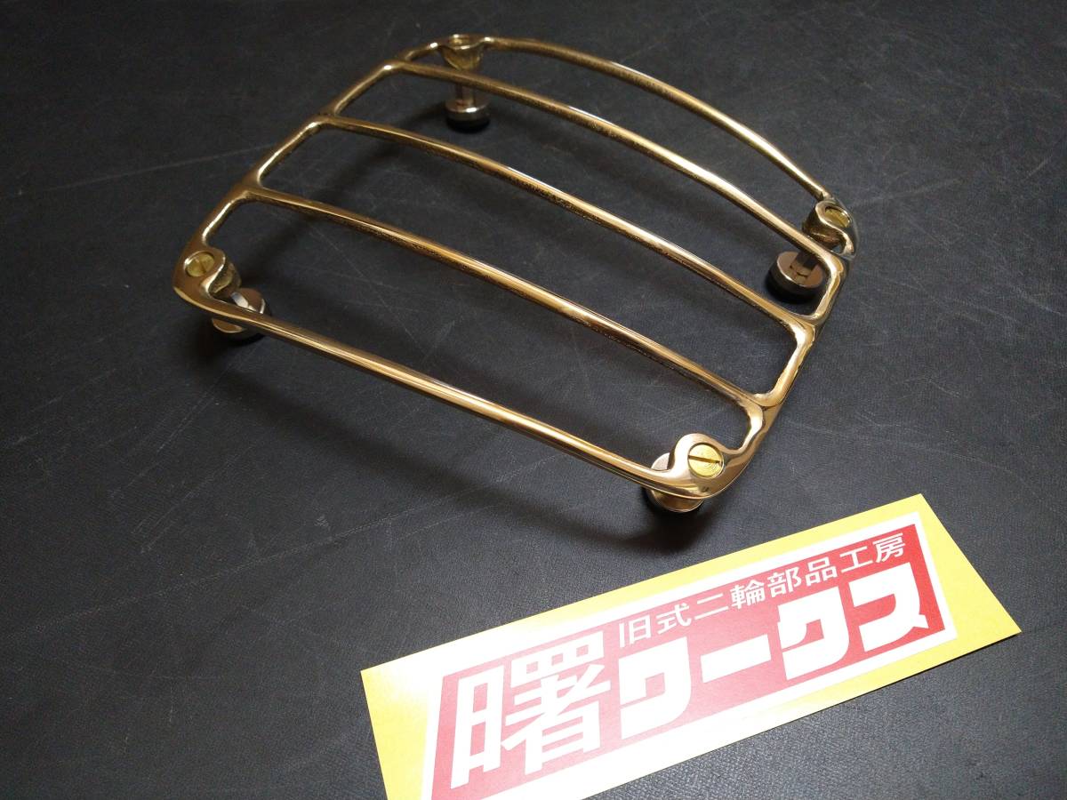 . Works brass made sand type tank guard Z1 Z2 KZ1000 750SS KH400 GT750 GT380 GS400 CB400F CB750K CB400T