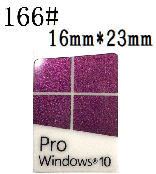 166# [windows10 pro] эмблема наклейка #16*23.# условия имеется бесплатная доставка 