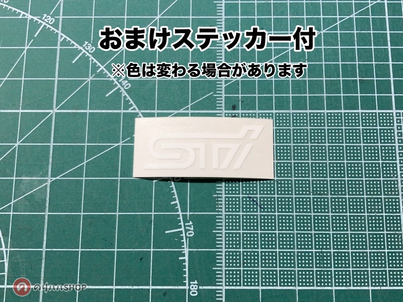 リヤゲートプロテクター用ステッカー（SKフォレスター用） シルバー反射タイプ 難あり品_画像3