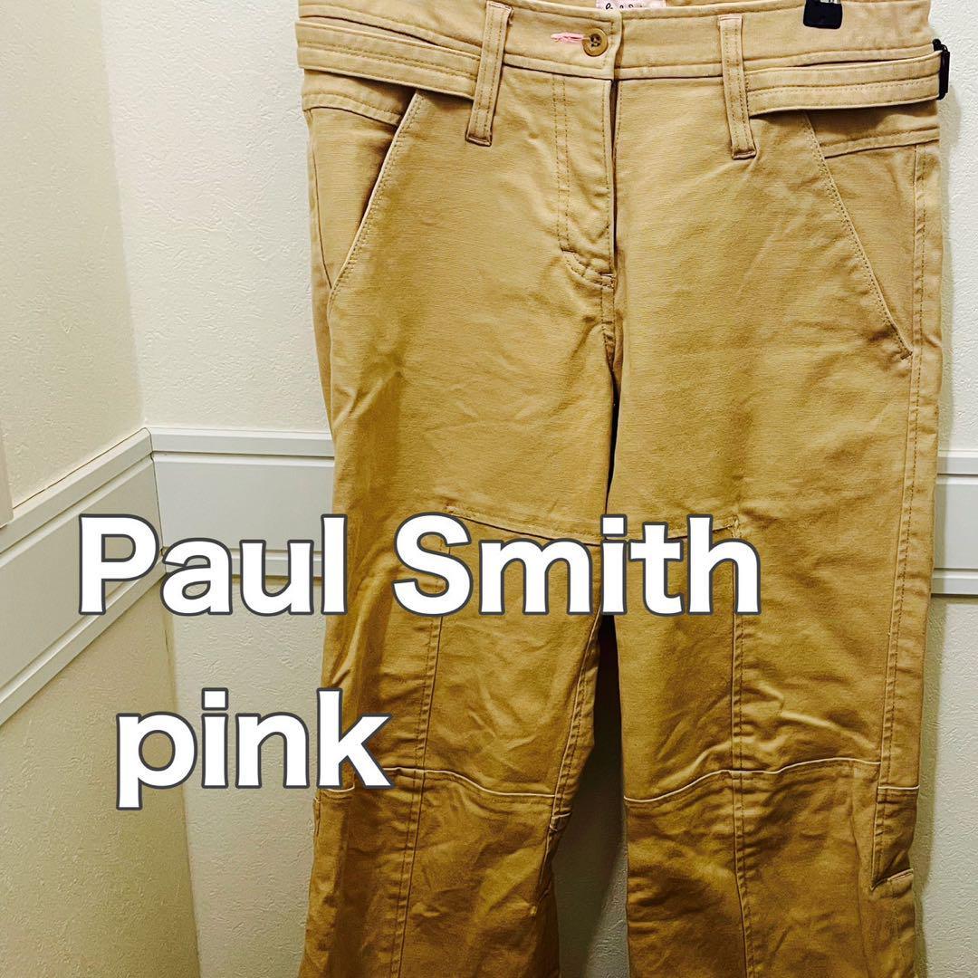 Paul Smith pink チノパン　カーゴパンツ　ベージュ　M_画像1