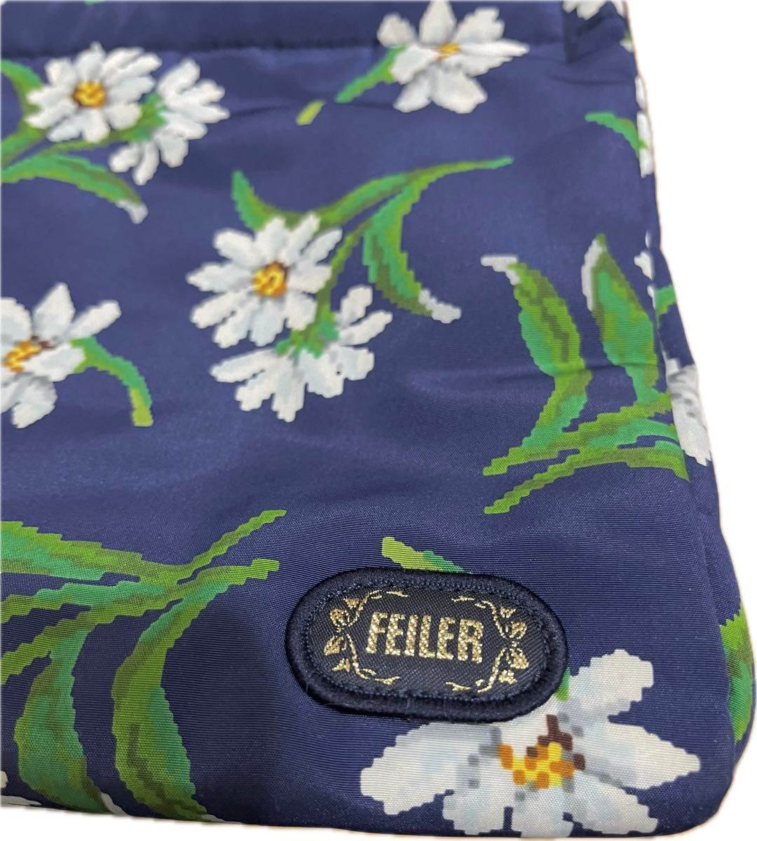 フェイラー FEILER ミニトートバッグ ホワイトマーガレット フェイラー FEILER ミニトートバッグ ホワイトマーガレット