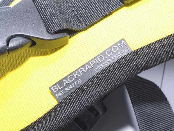 【T88】カメラ用 速写ストラップ AN-SBR2 イエロー ( Nikon x BLACKRAPID ) + ハンドストラップⅡおまけ _画像1