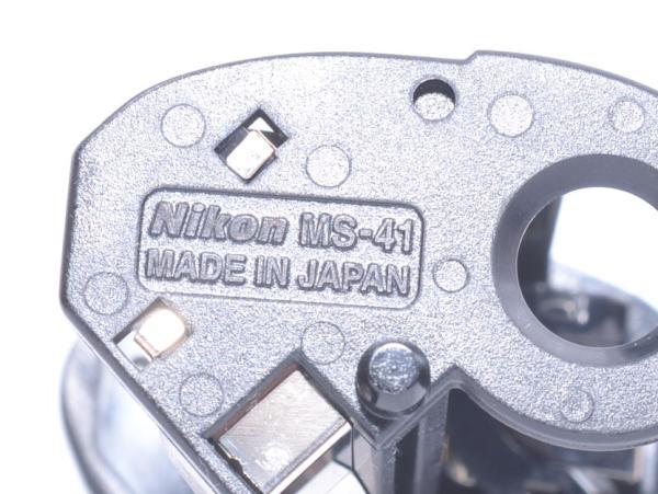 【Y23】Nikon Battery holder MS-41 ( for Nikon F6 ) キズスレテカリ_画像1