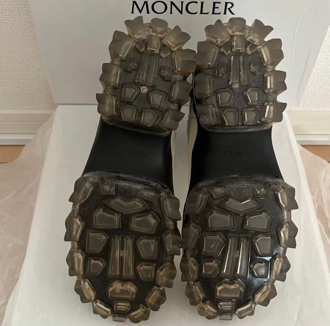 送料無料 MONCLER サイドゴア バイカラー ブーツ モンクレール 送料無料 MONCLER サイドゴア バイカラー ブーツ モンクレール