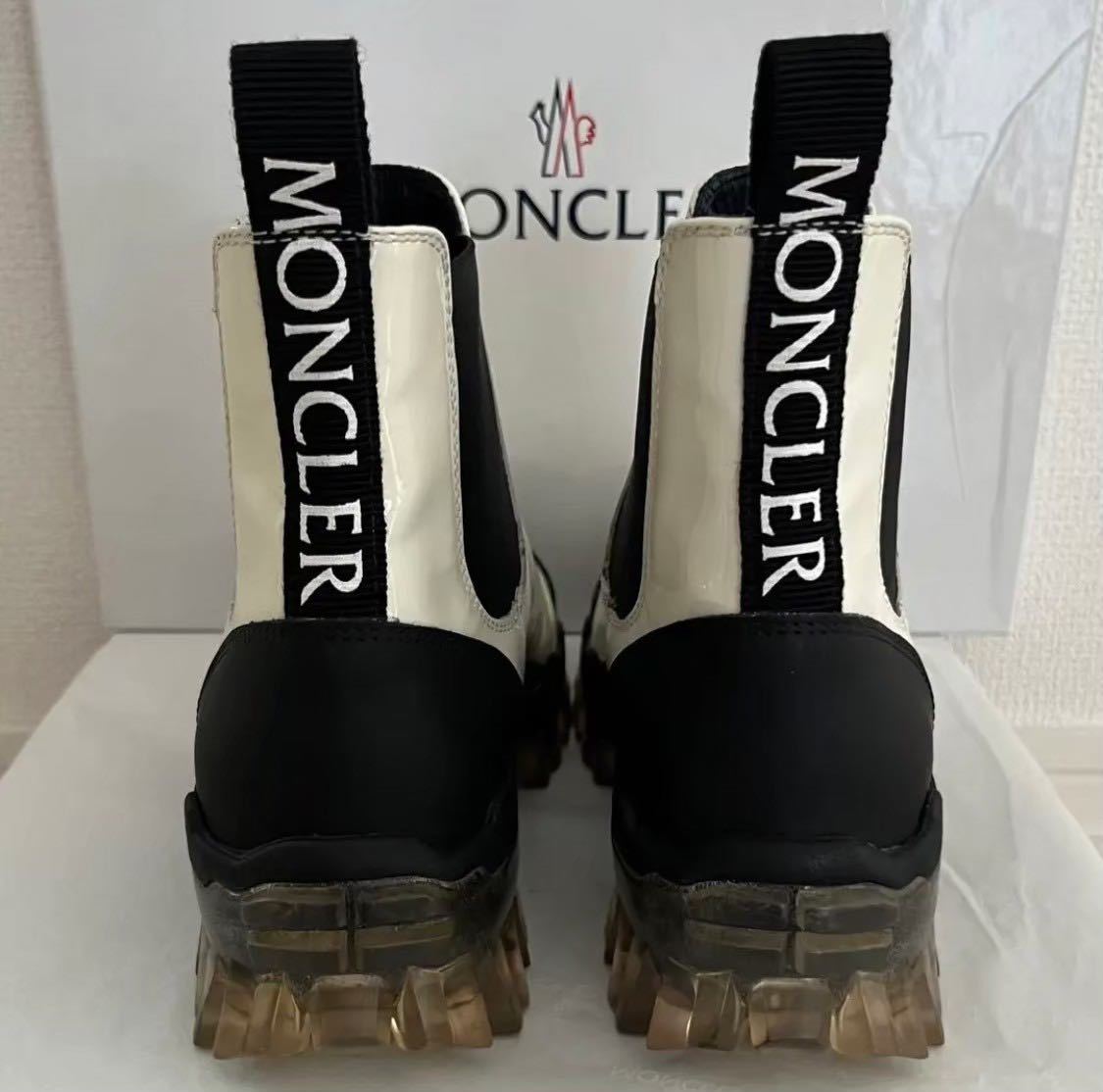 送料無料 MONCLER サイドゴア バイカラー ブーツ モンクレール 送料無料 MONCLER サイドゴア バイカラー ブーツ モンクレール