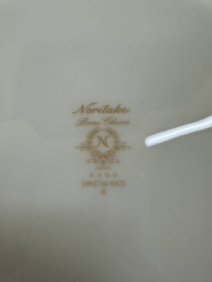 ノリタケ Noritake 4560 白 ホワイト プレート 皿_画像7