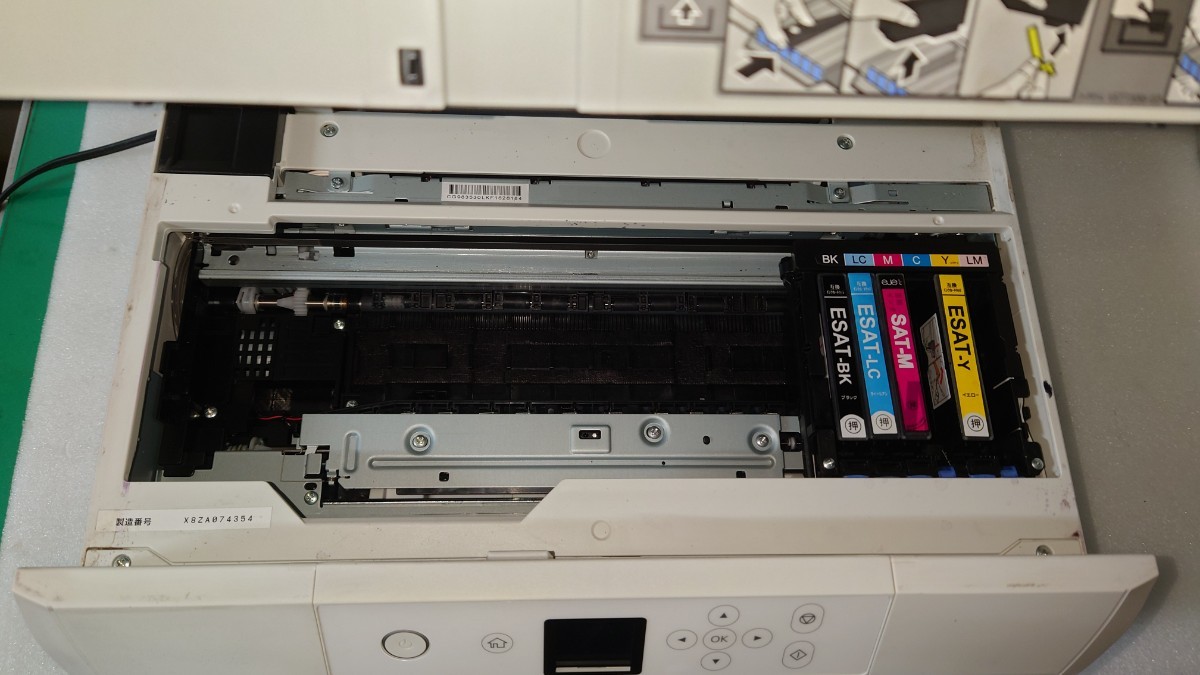  EPSON EP-713A 通電確認、インク付き、2021年製、ジャンク、複合機！！！！！！！！！！！！！！_画像4