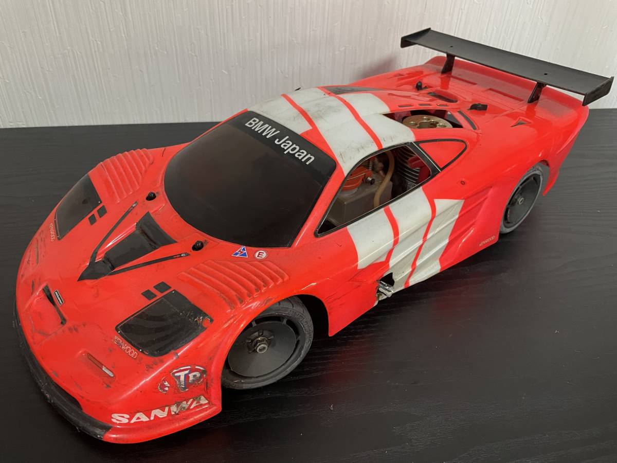 当時物 希少 TEAM KYOSHO シャーシ 京商 マクラーレン Mclaren BMW F-1 GTR 1/10 スーパーテン SUPERTEN 電動RC ラジコンカー チーム京商 _画像1