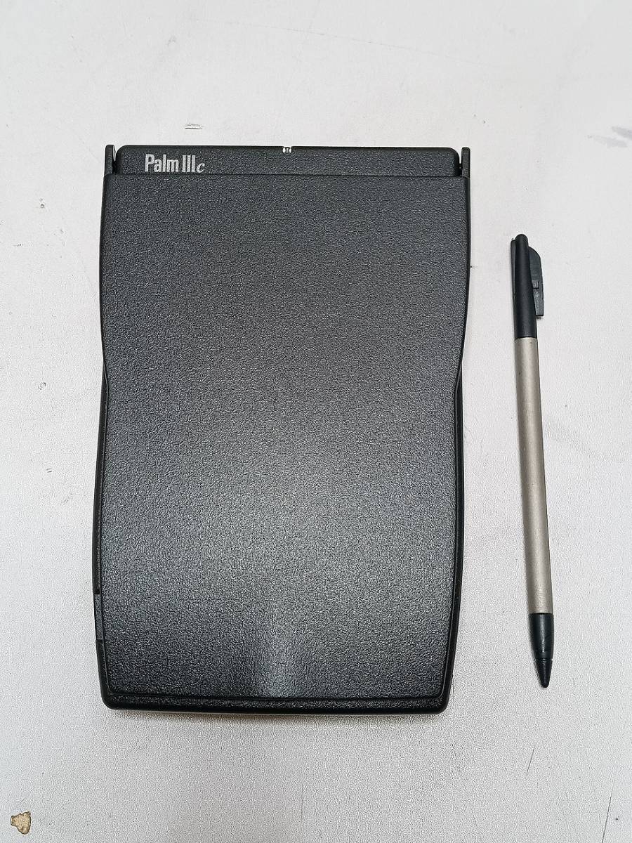 【通電確認済】希少 USA 英語版 Handheld PalmⅢc PDA パーム 箱 説明書 ハンドヘルド ポータブル 端末_画像3