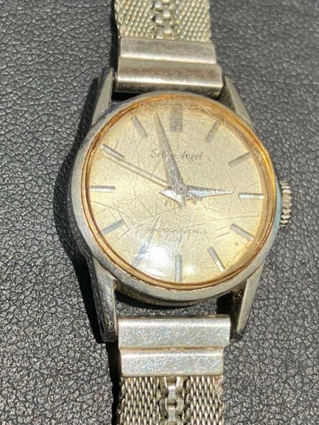 ジャンク　手巻　レディース腕時計　SEIKO ANGEL 1004-0020 サイズ17cm アンティーク _画像1