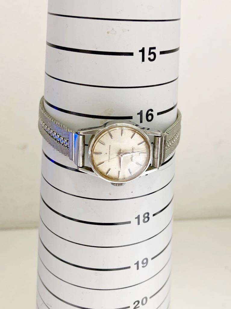 ジャンク　手巻　レディース腕時計　SEIKO ANGEL 1004-0020 サイズ17cm アンティーク _画像5