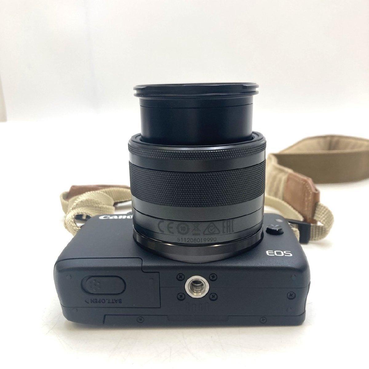 【9304-012】キヤノン Canon ミラーレス一眼カメラ EOS M10 ダブルズームキット ブラック 黒 EF-M15-45mm EF-M55-200mm_画像5