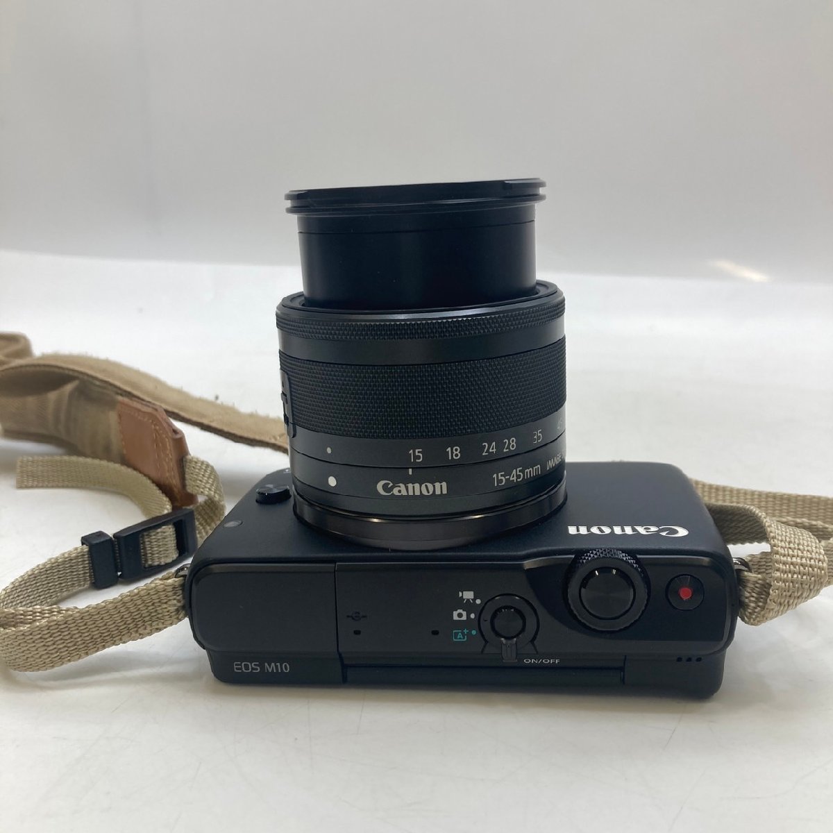 【9304-012】キヤノン Canon ミラーレス一眼カメラ EOS M10 ダブルズームキット ブラック 黒 EF-M15-45mm EF-M55-200mm_画像4