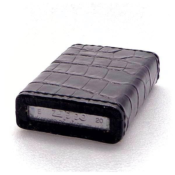 ZIPPO 喫煙具 ライター 革巻き 牛革 クロコ 型押し ブラック CCS-BK 送料無料 ジッポ zippo ジッポー_画像2