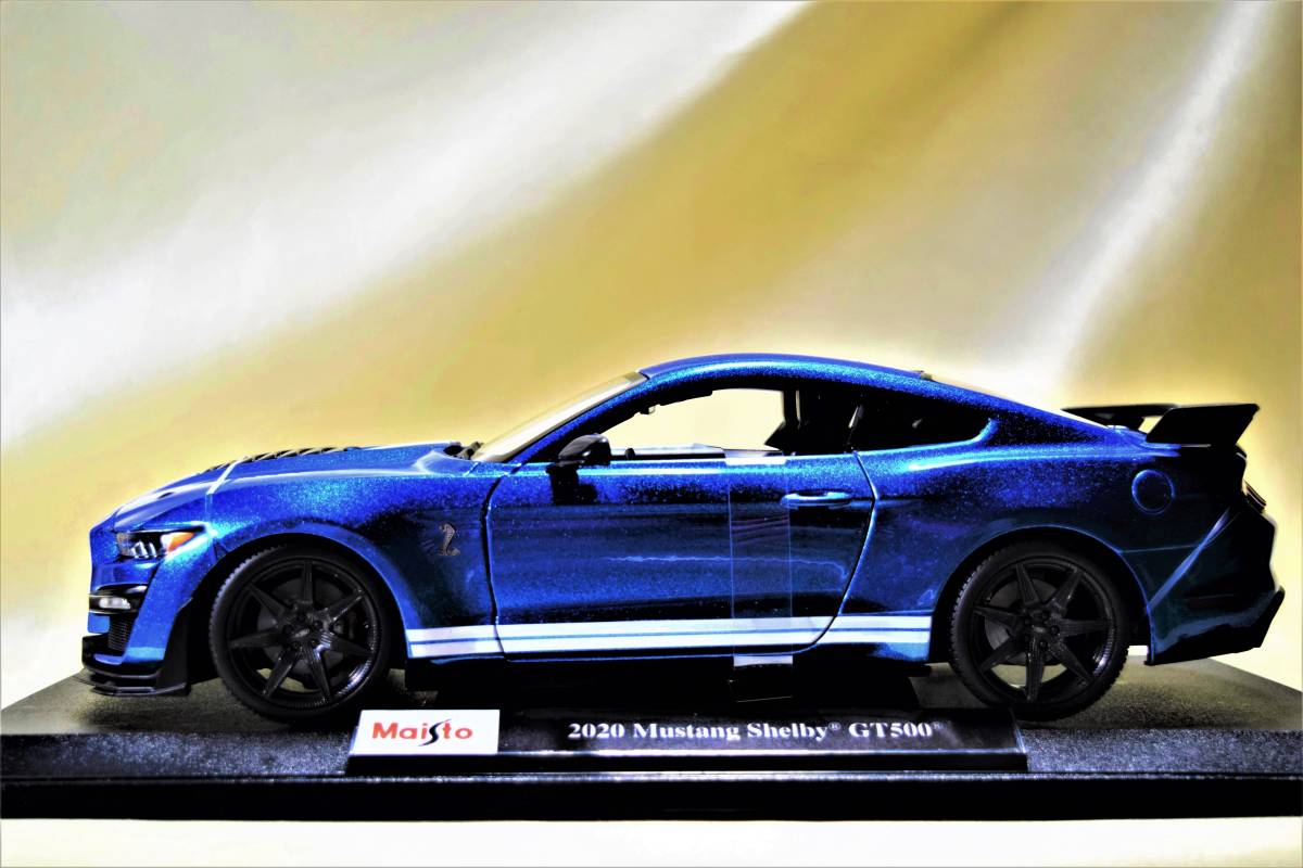 新品マイスト1/18【Maisto】◆2020年式 Mustang Shelby GT500◆ミニカー/シボレー/ポルシェ/フェラーリ/BMW/ランボル/オートアート/京商/他_画像9