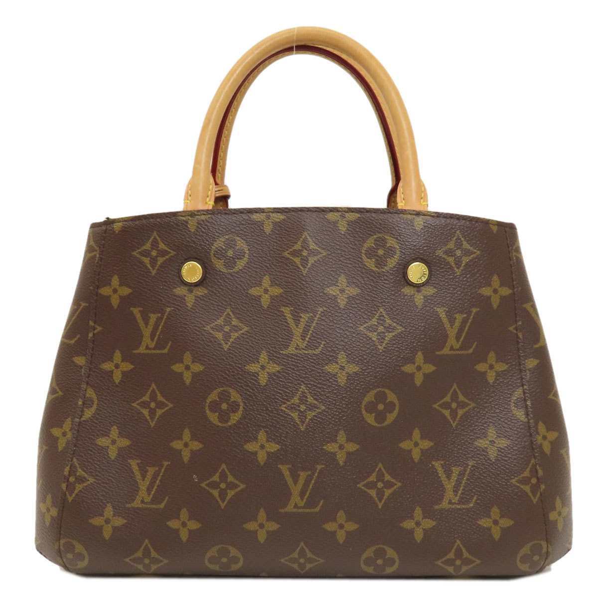 LOUIS VUITTON ルイヴィトン M41005 モンテーニュBB モノグラム ハンドバッグ モノグラムキャンバス レディース 中古_画像2