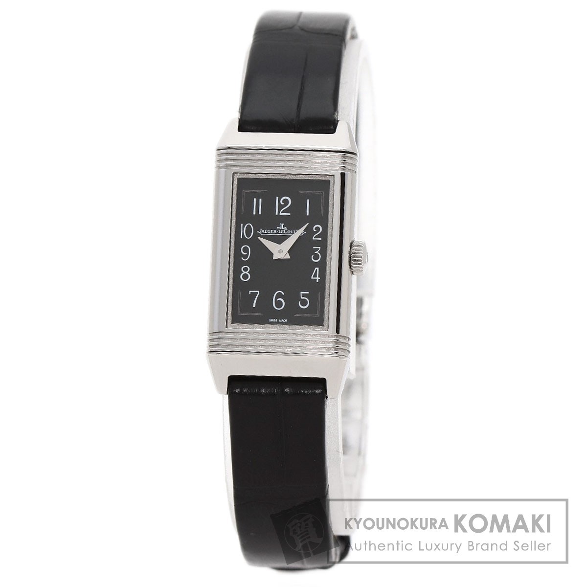 JAEGER-LECOULTRE ジャガー・ルクルト Q3258470 レベルソワン 腕時計 ステンレススチール アリゲーター レディース 中古
