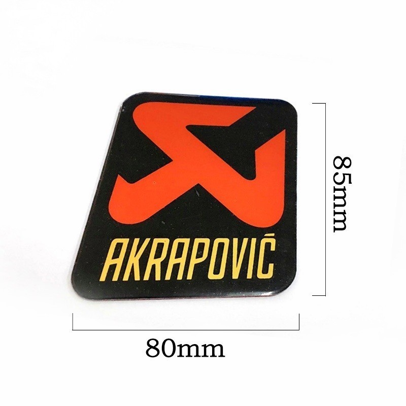 AKRAPOVIC　アクラポビッチ　耐熱アルミステッカー 【即決】【送料無料】i_画像3