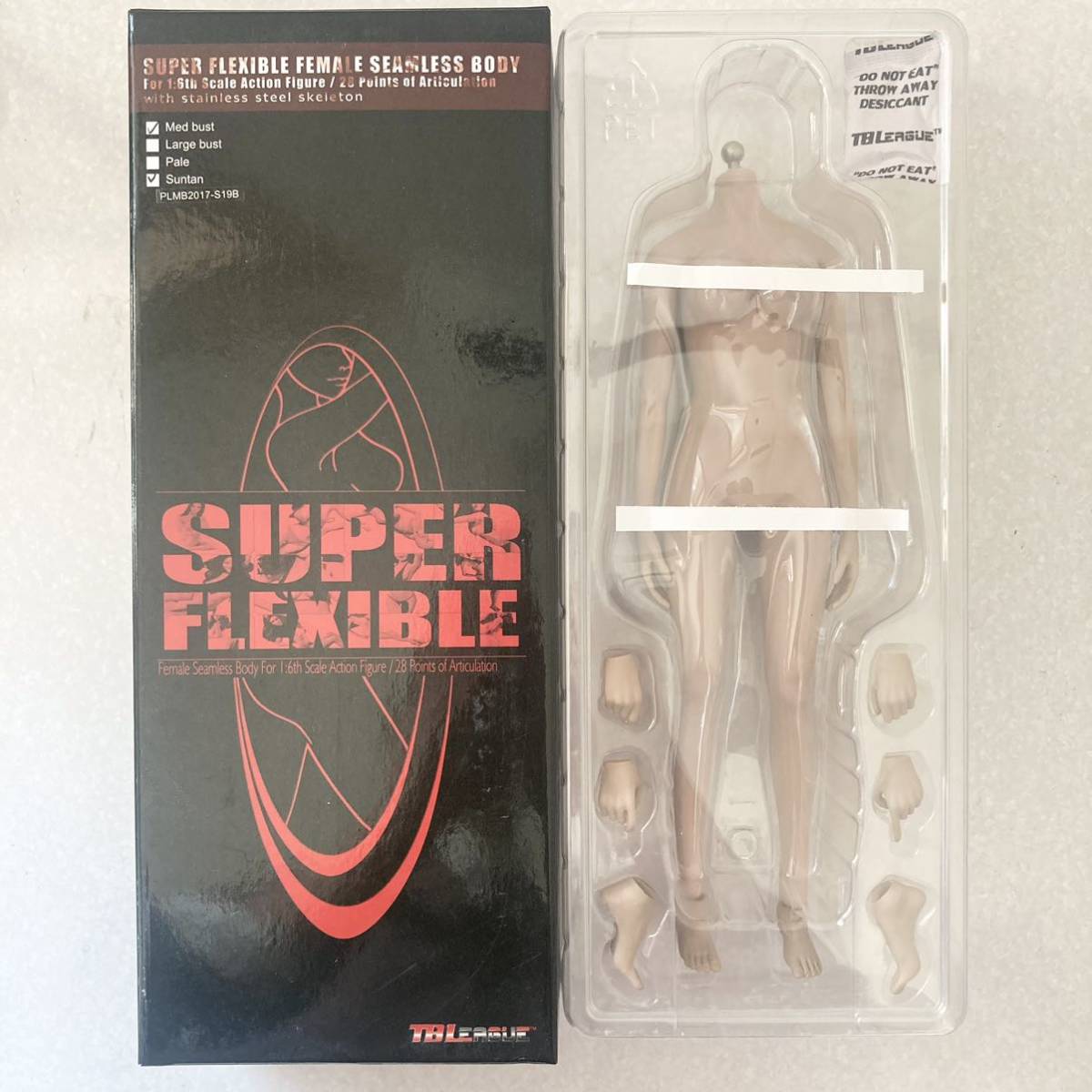 デッサン人形 TBleague SUPER FLEXIBLE plmb2017-s19b 1/6 シームレス素体 ヘッドなし スーパーフレキシブル ファイセンフィギュア 01_画像1