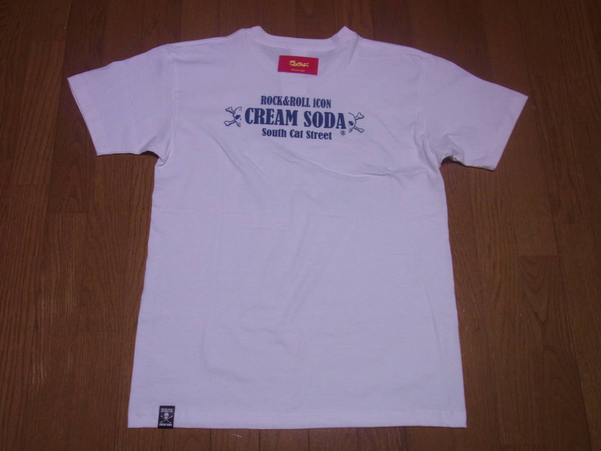 312-172/新品/訳アリ/CREAM SODA/クリームソーダ/Tシャツ/XL/ホワイト_画像2